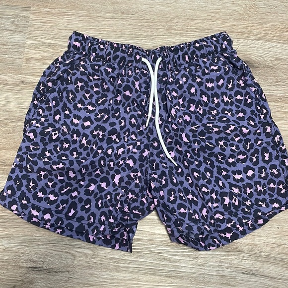 Urban Outfitters Swim Purple Print Urban Outfitter Swim Trunks